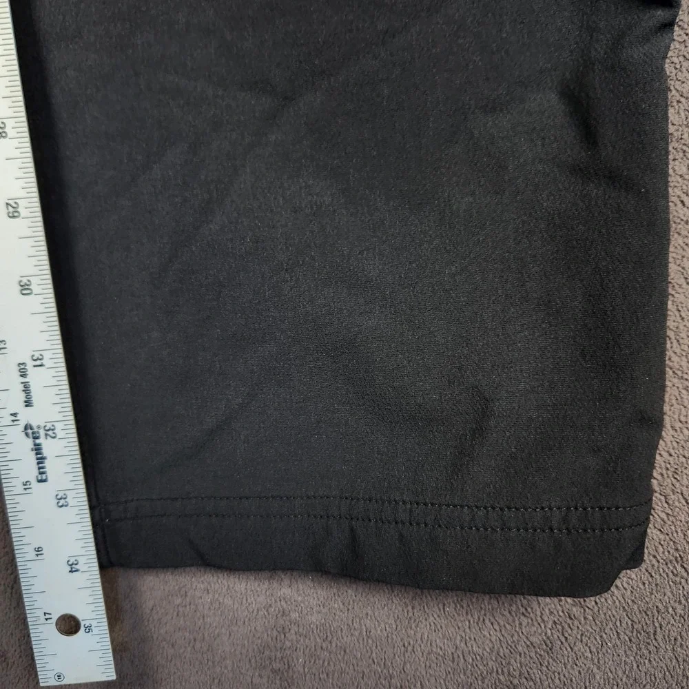 Lululemon Men's Black Commission Pants 31x34 Vintage Octagon Logo Zipper Pockets